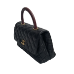 Chanel Matelasse Coco Handle Top Handle Flap Bag